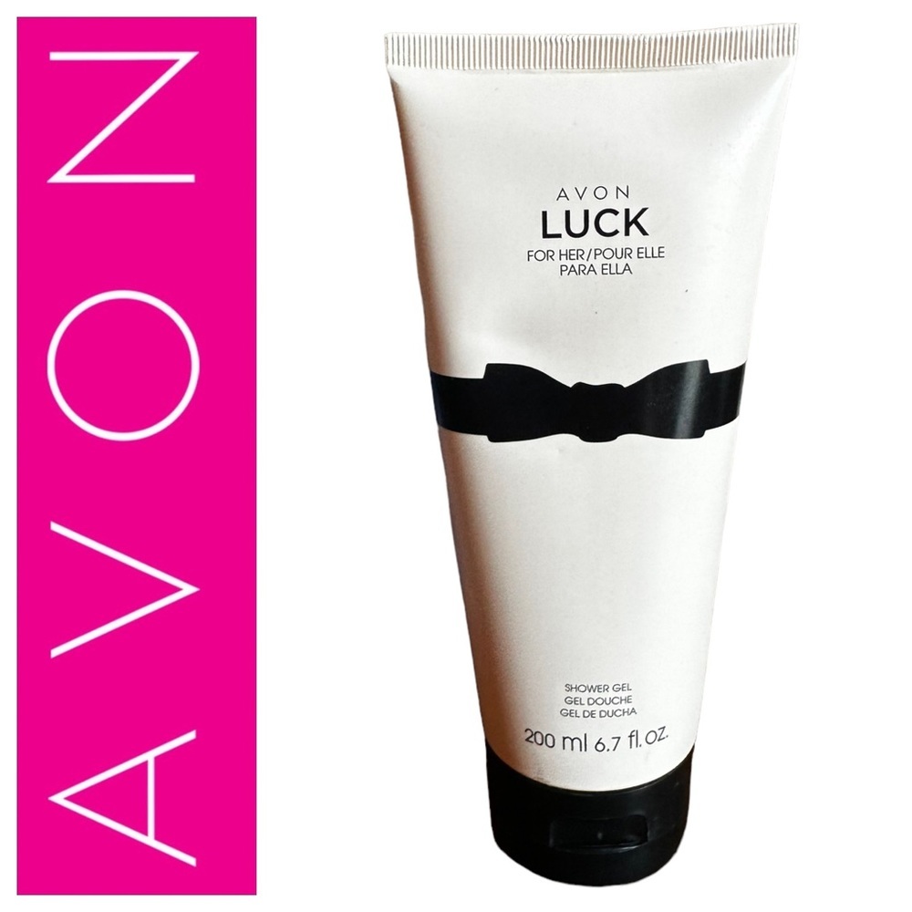 Avon LUCK Shower Gel Floral Sandalwood Citrus 6.7 FL OZ New & Sealed